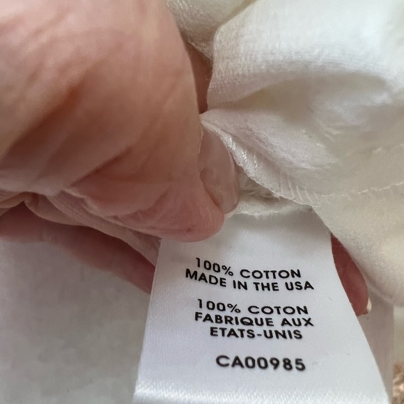 Nanette Lepore White Eyelet Size 10 Blouse - Picture 6 of 6